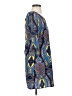 Lashes Paisley Blue Casual Dress Size S - photo 4