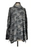 Cherish Camo Gray Turtleneck Sweater Size S - photo 1