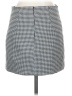 MNG Houndstooth Gray Casual Skirt Size S - photo 2