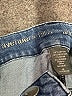 Avenue Solid Blue Jeans Size 18 - photo 4