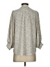 Polagram 100% Polyester Animal Print Gray Long Sleeve Blouse Size S - photo 2