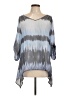 Zac & Rachel 100% Polyester Gray 3/4 Sleeve Blouse Size L - photo 1