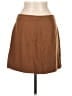 Madewell Solid Brown Wool Skirt Size 8 - photo 2