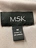MSK 100% Polyester Silver 3/4 Sleeve Blouse Size M - photo 7
