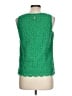 Talbots 100% Cotton Green Sleeveless Blouse Size 10 (petite) - photo 2