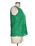 Talbots 100% Cotton Green Sleeveless Blouse Size 10 (petite) - photo 4