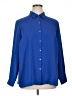 J.Jill Solid Blue Long Sleeve Blouse Size XL - photo 1