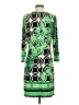 Ali Ro Print Green Casual Dress Size 4 - photo 2