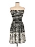MNG Suit 100% Polyester Graphic Silver Cocktail Dress Size S - photo 1