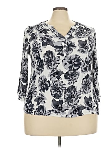 Monday Fun 3/4 Sleeve Blouse (view 1)