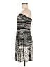 MNG Suit 100% Polyester Graphic Silver Cocktail Dress Size S - photo 5