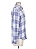 Rails 100% Rayon Plaid Blue Long Sleeve Button-Down Shirt Size S - photo 4