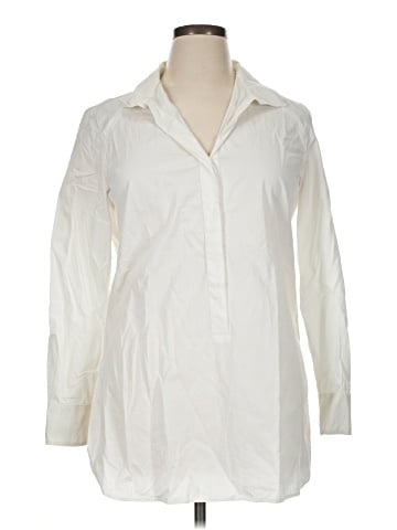 Max Mara Long Sleeve Button-Down Shirt (view 1)