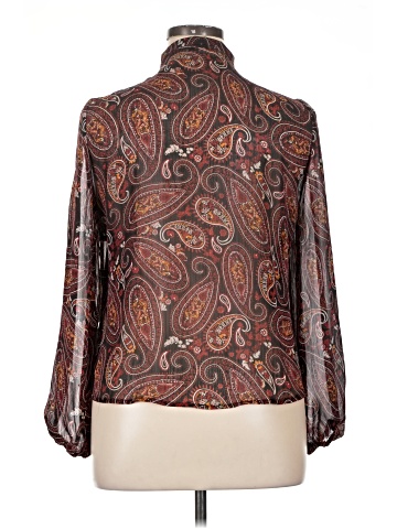 Crescent & Willough Long Sleeve Blouse (view 2)