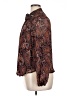 Crescent & Willough Paisley Brown Long Sleeve Blouse Size XL - photo 5