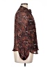 Crescent & Willough Paisley Brown Long Sleeve Blouse Size XL - photo 4