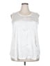 X-Two White Sleeveless Blouse Size 18 - photo 1