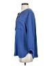 Grace 100% Polyester Blue 3/4 Sleeve Blouse Size S - photo 5