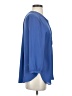 Grace 100% Polyester Blue 3/4 Sleeve Blouse Size S - photo 4