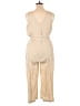 Old Navy 100% Tencel Solid Tan Jumpsuit Size XL - photo 2