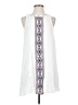 Hem & Thread Graphic White Casual Dress Size S - photo 1