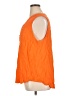 Torrid Orange Sleeveless Button-Down Shirt Size 1X Plus (1) - photo 5