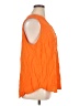 Torrid Orange Sleeveless Button-Down Shirt Size 1X Plus (1) - photo 4