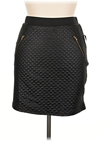 Deb Faux Leather Skirt (view 1)