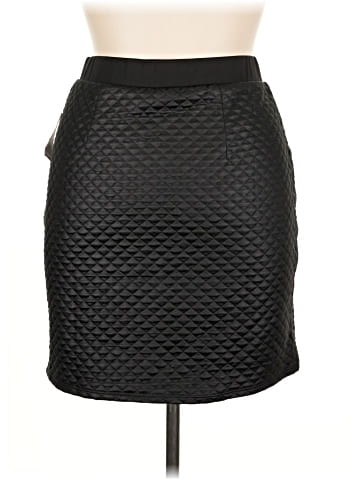 Deb Faux Leather Skirt (view 2)