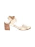 Stuart Weitzman 100% Leather Ivory Tan Sandals Size 6 - photo 1