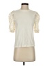 FRAME 100% Cotton Ivory Short Sleeve Top Size S - photo 1