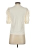 FRAME 100% Cotton Ivory Short Sleeve Top Size S - photo 2