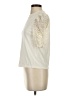 FRAME 100% Cotton Ivory Short Sleeve Top Size S - photo 5