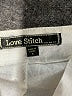 Love Stitch 100% Ramie Solid Ivory Shorts Size S - photo 3