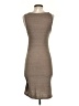 Leith Solid Brown Casual Dress Size S - photo 2