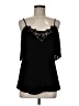 Caution to the Wind 100% Rayon Black Sleeveless Blouse Size M - photo 1