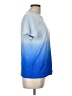 DKNY Blue Short Sleeve Top Size L - photo 4