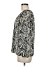 Banana Republic 100% Polyester Gray 3/4 Sleeve Blouse Size M - photo 5