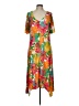 Ruby Rd. Tropical Orange Casual Dress Size L - photo 1