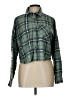 Ardene Plaid Green Long Sleeve Blouse Size L - photo 1