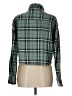 Ardene Plaid Green Long Sleeve Blouse Size L - photo 2