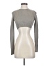 Pull&Bear Gray Long Sleeve Top Size S - photo 1