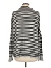 Eileen Fisher Stripes Gray Turtleneck Sweater Size M - photo 2