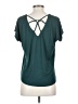 Papermoon Teal Short Sleeve Top Size XS - photo 2