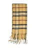 V.Fraas 100% Acrylic Plaid Yellow Tan Scarf One size - photo 2