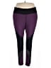 LIVI Active Color Block Purple Active Pants Size 22 - 24 - photo 1