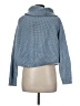 Moon & Madison 100% Acrylic Solid Blue Turtleneck Sweater Size M - photo 2