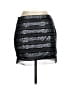 Express 100% Polyester Metallic Silver Casual Skirt Size 6 - photo 2