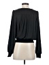 Current Air 100% Polyester Black Long Sleeve Blouse Size XS - photo 2