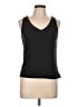 Chico's 100% Cotton Solid Black Tank Top Size Lg (2) - photo 1